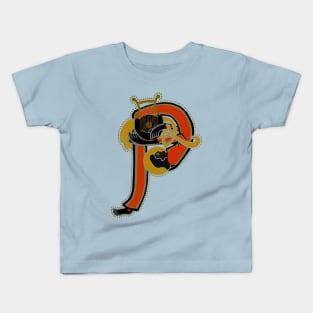 Dark Angel Letter  Version 2 Turquoise Kids T-Shirt